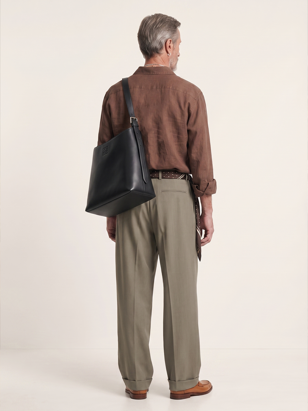 Étienne French Linen Shirt (Espresso Brown)