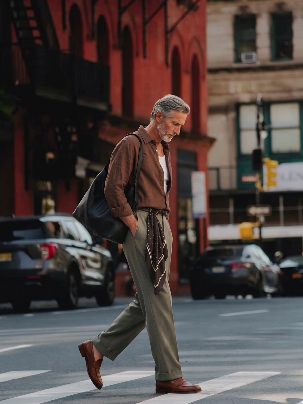 Étienne French Linen Shirt (Espresso Brown)
