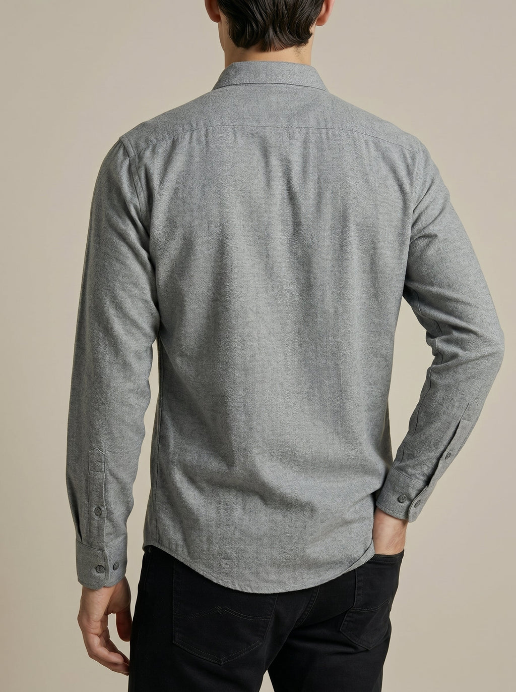 Laurent Brushed Silk Shirt