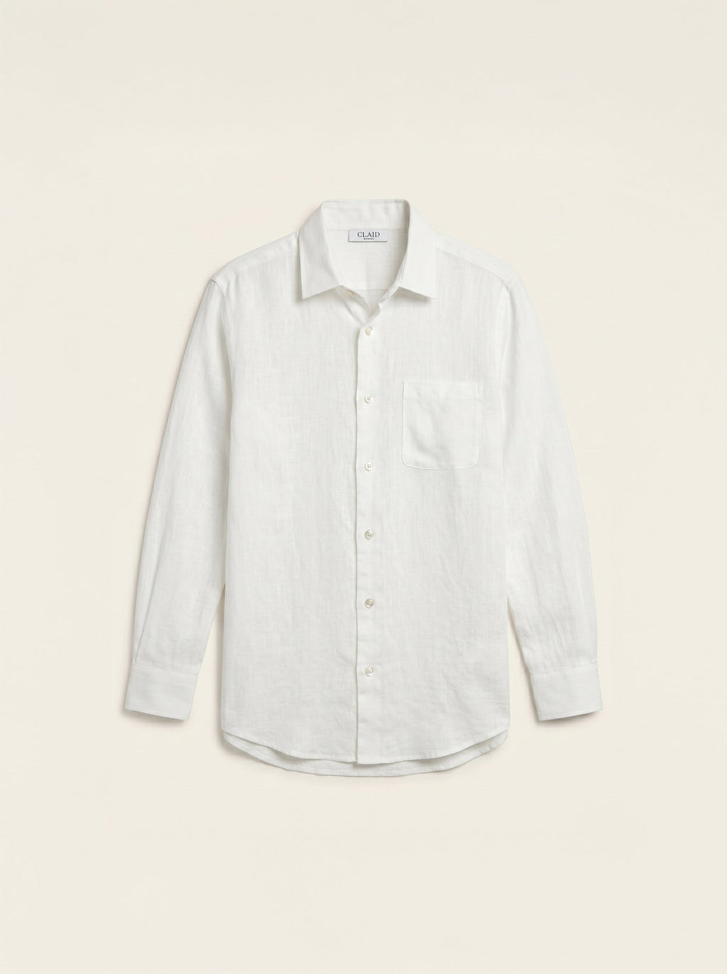 Étienne French Linen Shirt (Milk White)