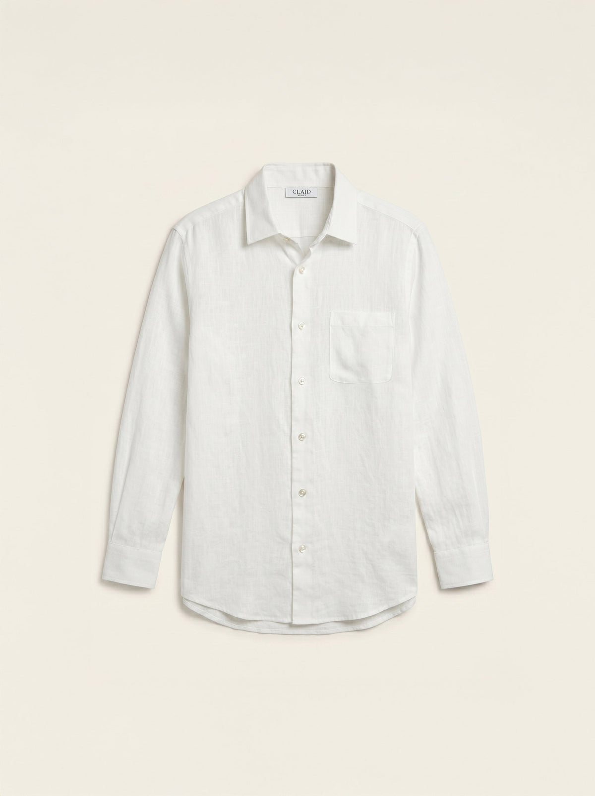 Étienne French Linen Shirt (Milk White)