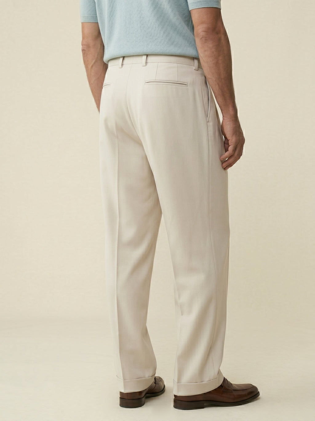 Lorenzo Wool Tailored Trousers
