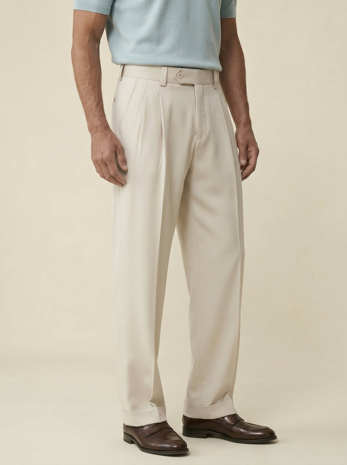 Lorenzo Wool Tailored Trousers