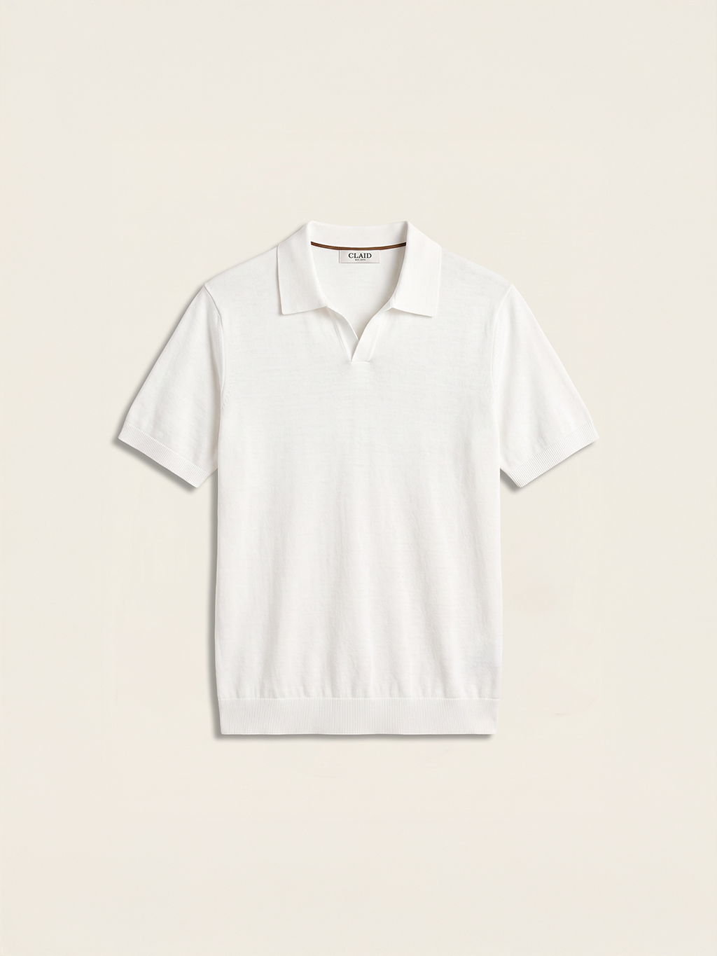 Adrien Open-Collar Polo