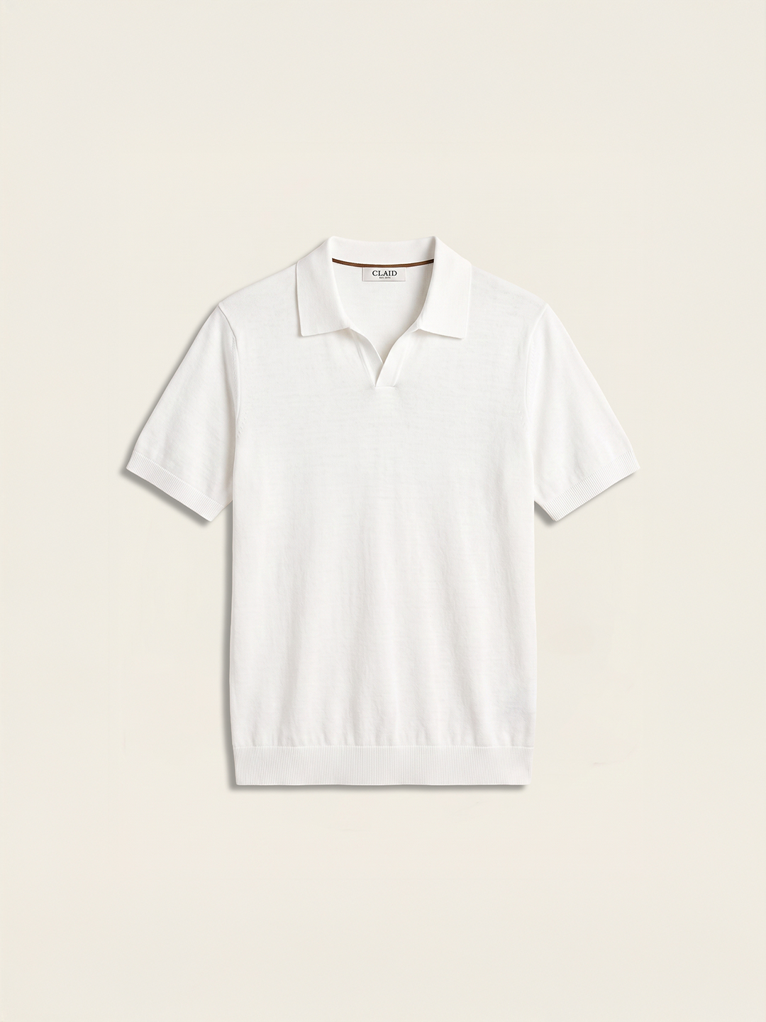 Adrien Open-Collar Polo