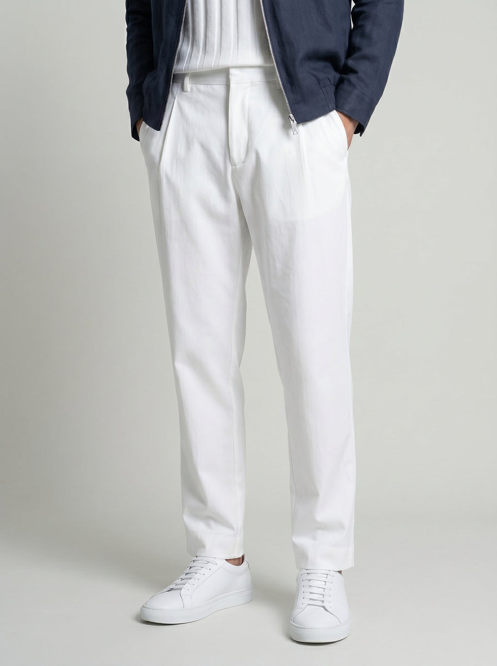 Arden Cotton-Lyocell Tailored Trousers