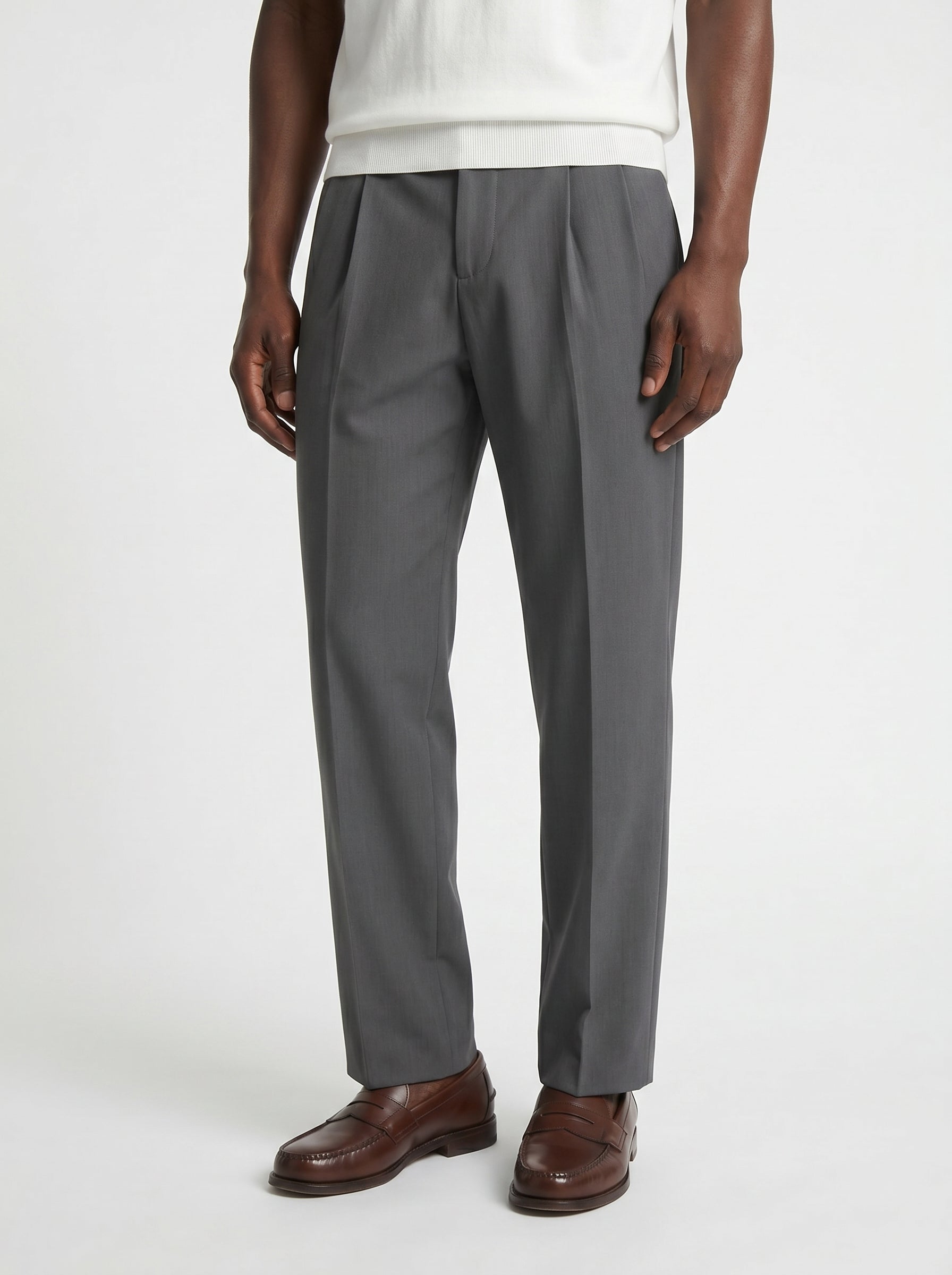 Arden Cotton-Lyocell Tailored Trousers