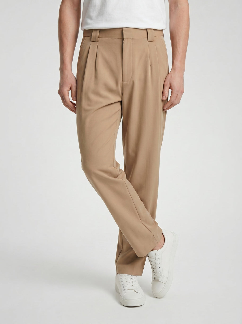 Arden Cotton-Lyocell Tailored Trousers