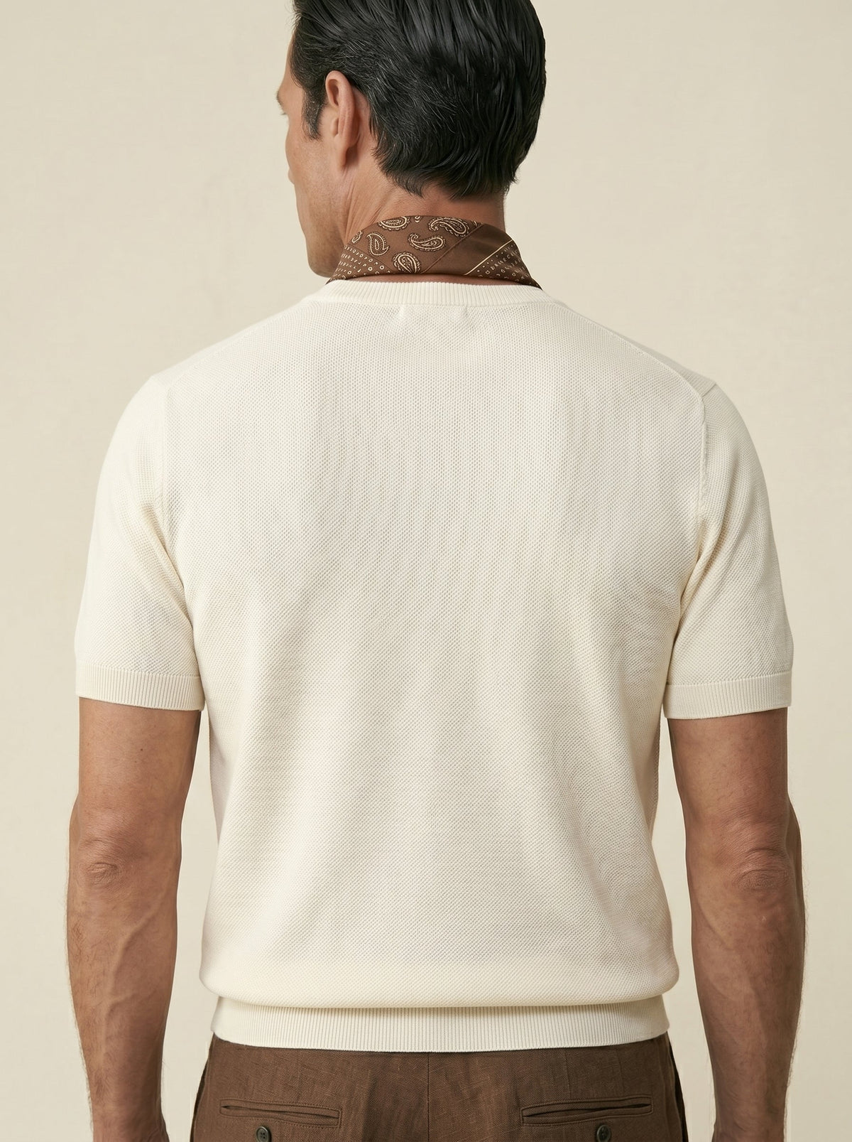 Luca Silk-Cotton Knit Tee