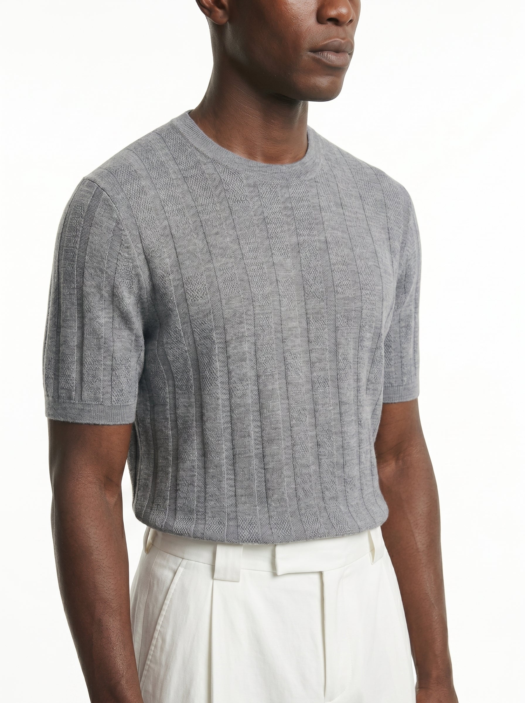 Alden Vertical - Knit Tee