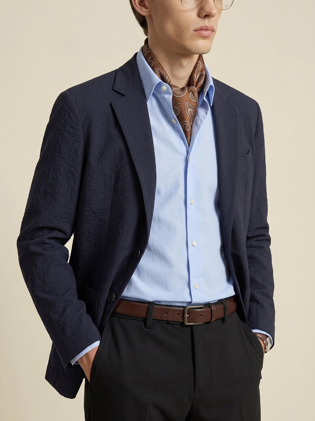 Alton Seersucker Travel Blazer