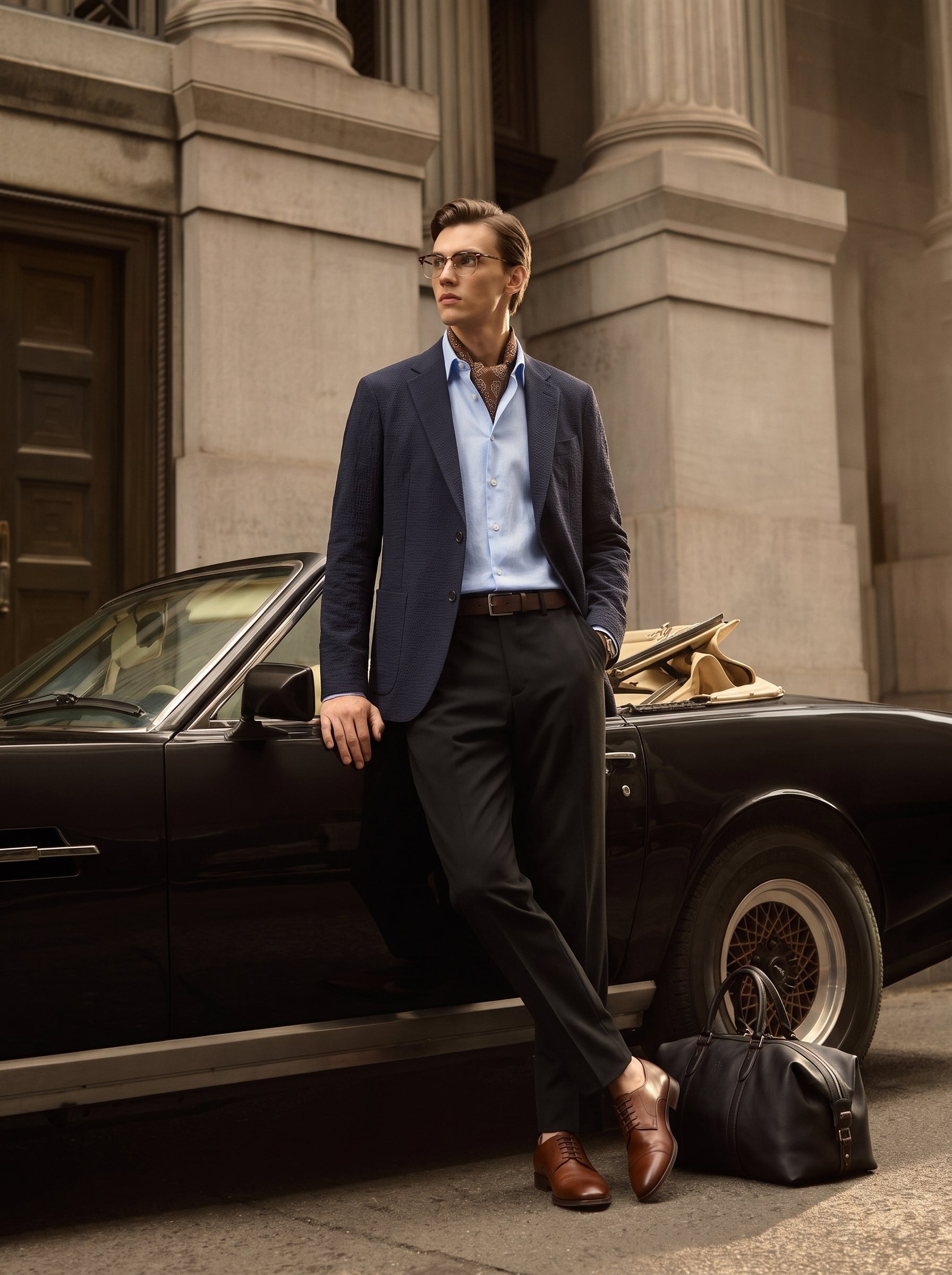 Alton Seersucker Travel Blazer
