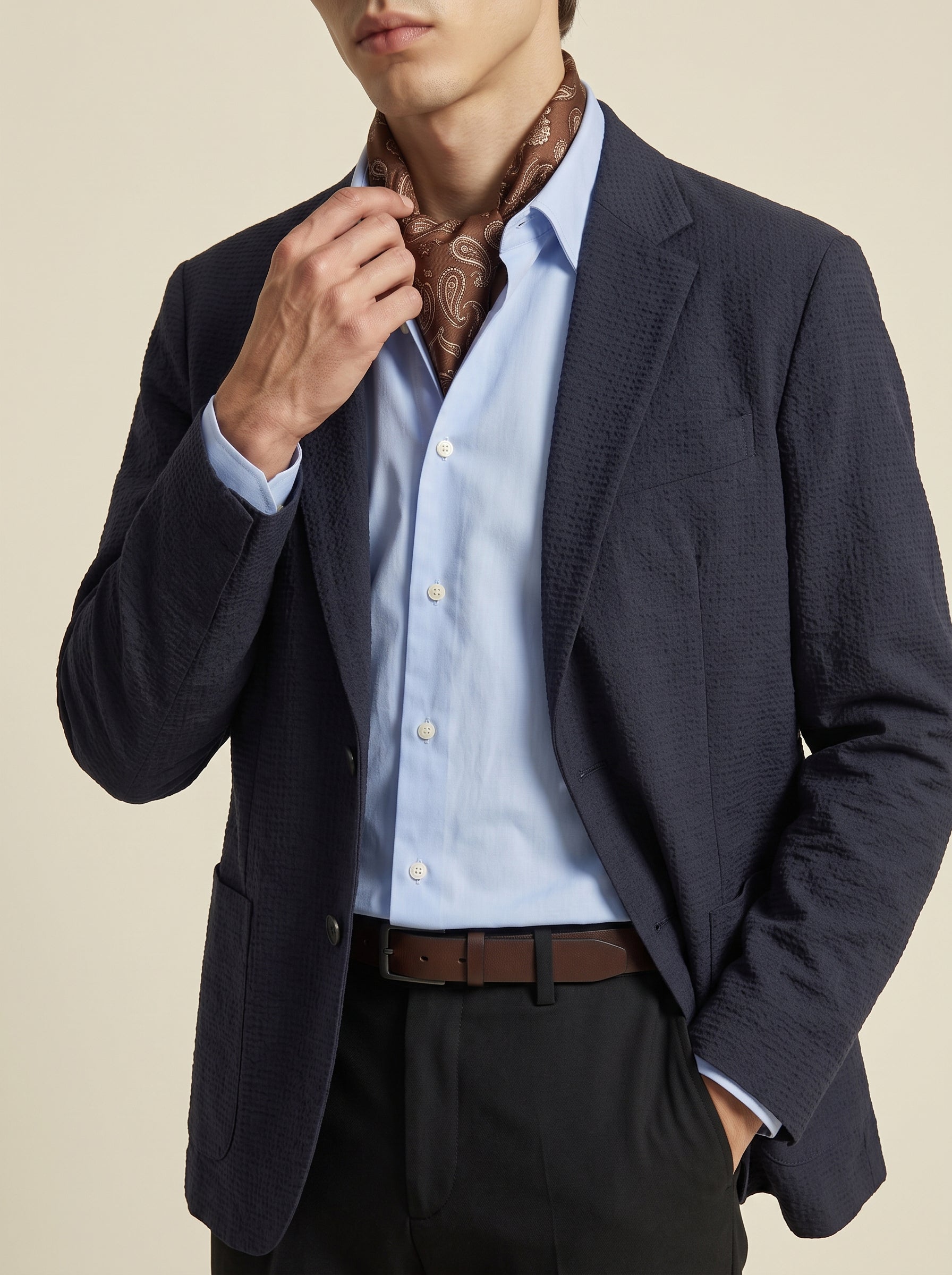 Alton Seersucker Travel Blazer