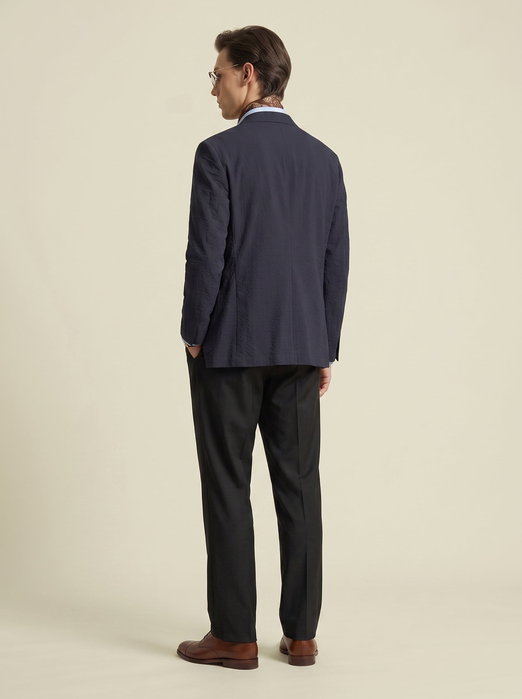 Alton Seersucker Travel Blazer