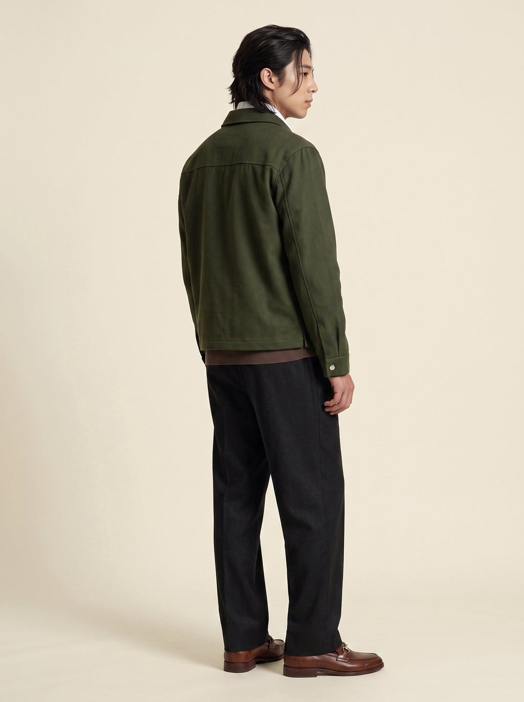 Edmund Australian Wool Zip Jacket
