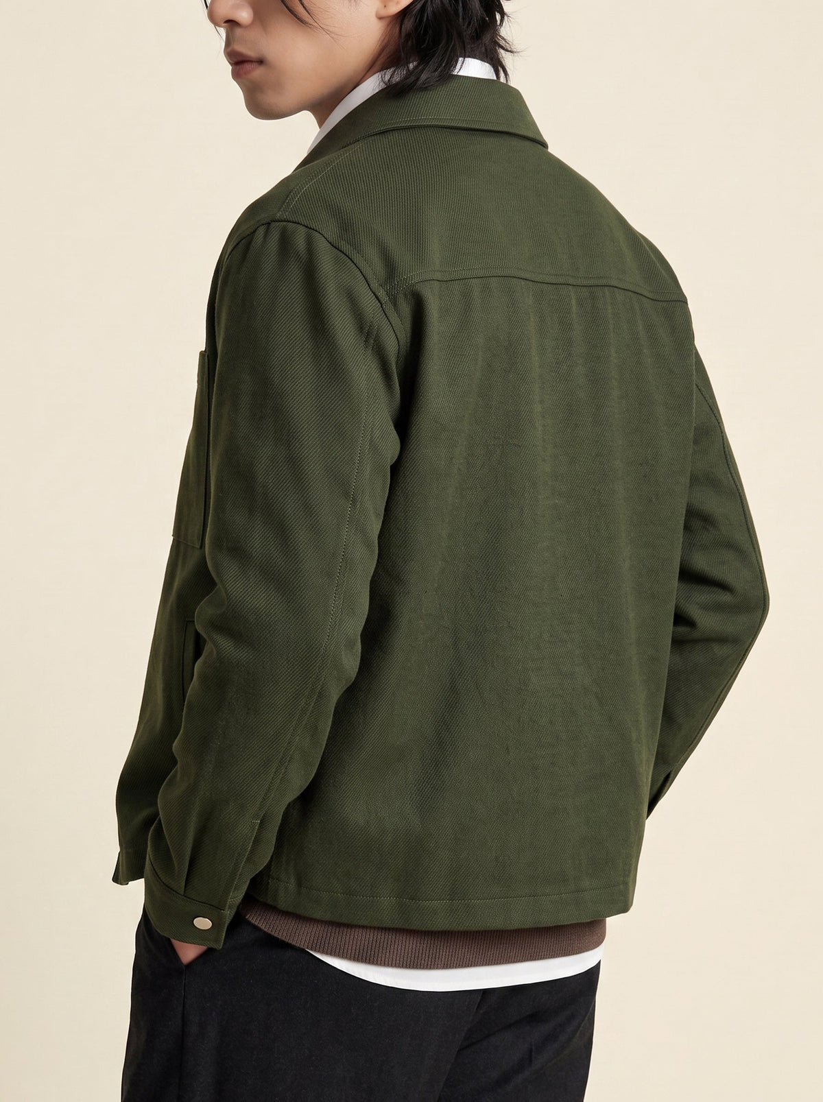 Edmund Australian Wool Zip Jacket