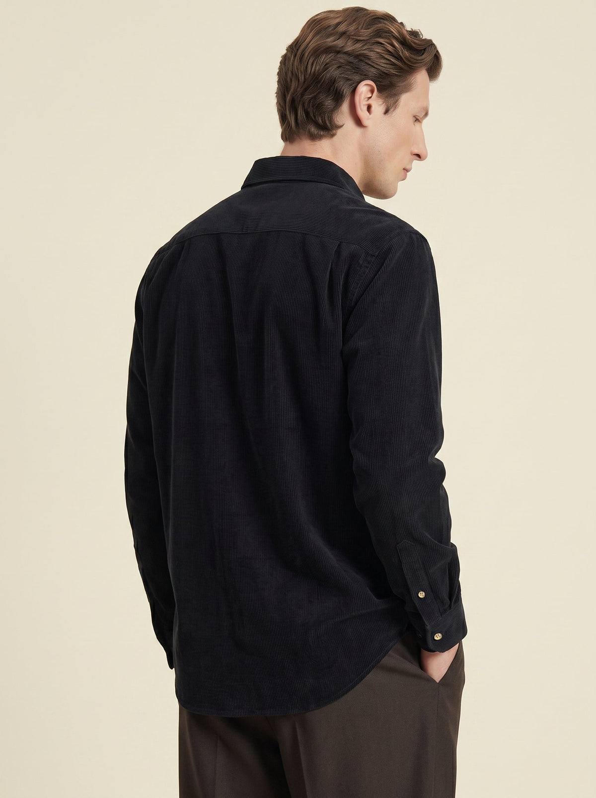 Olivier Washed Cotton Corduroy Shirt