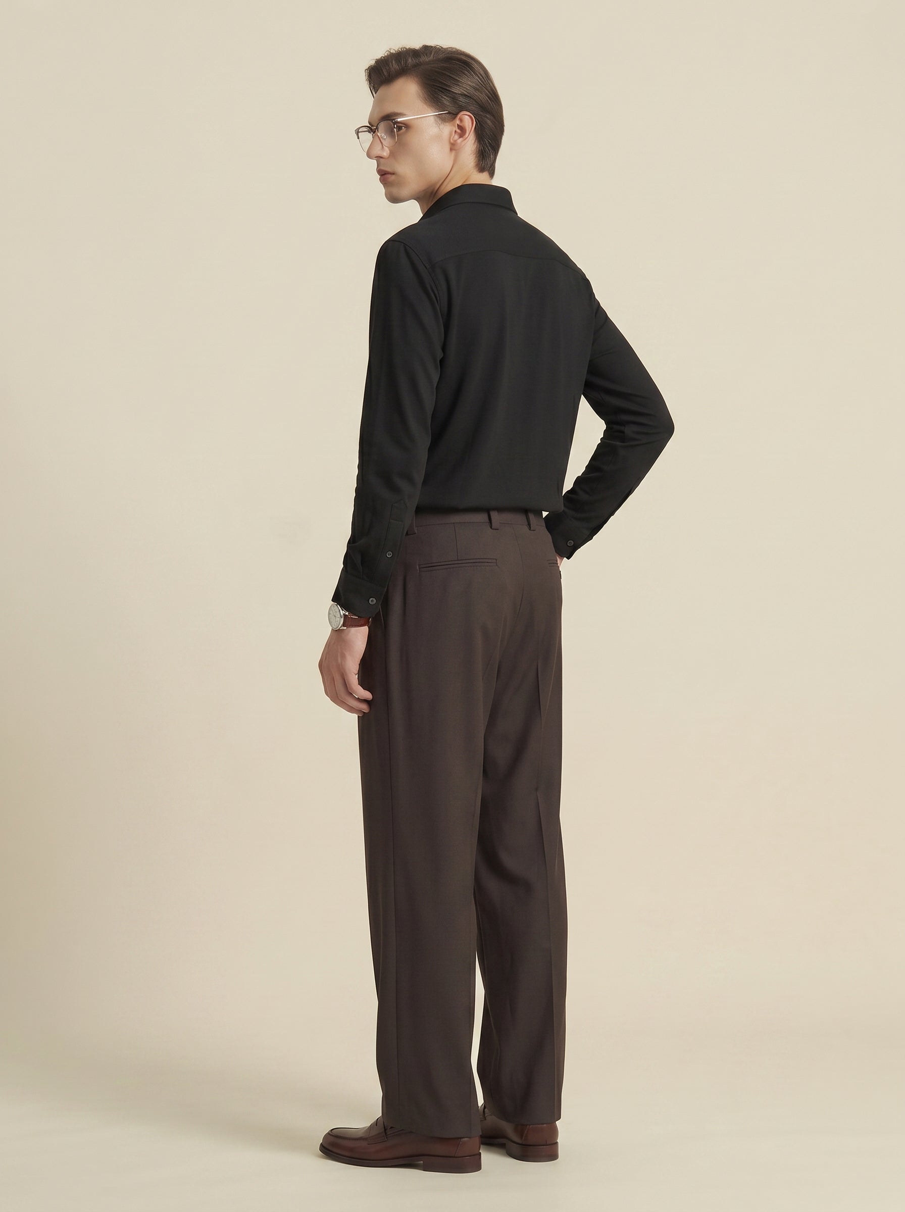 Dorian Merino-Tencel Knit Shirt