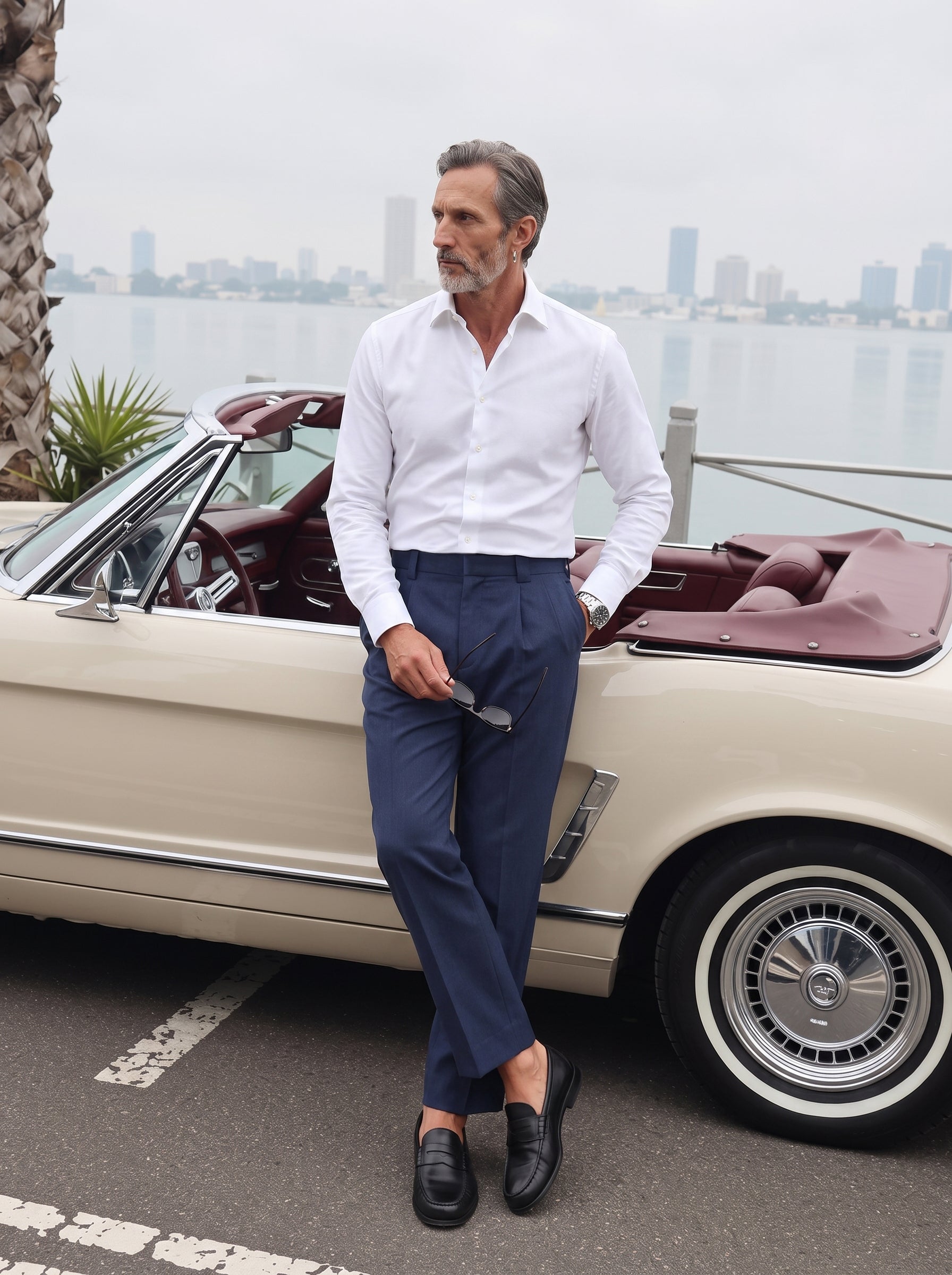 Alistair Mercerised Wool Shirt