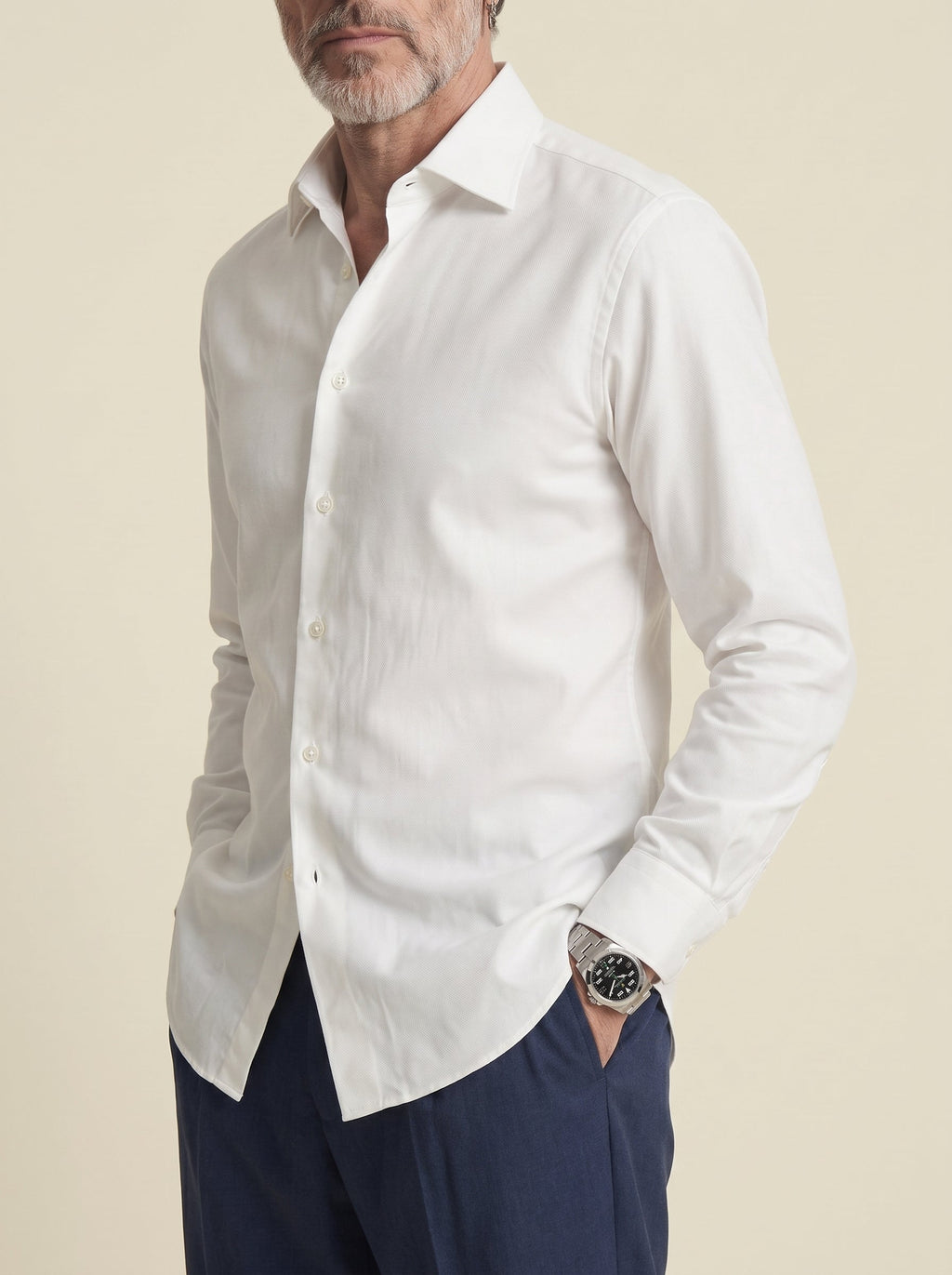 Alistair Mercerised Wool Shirt
