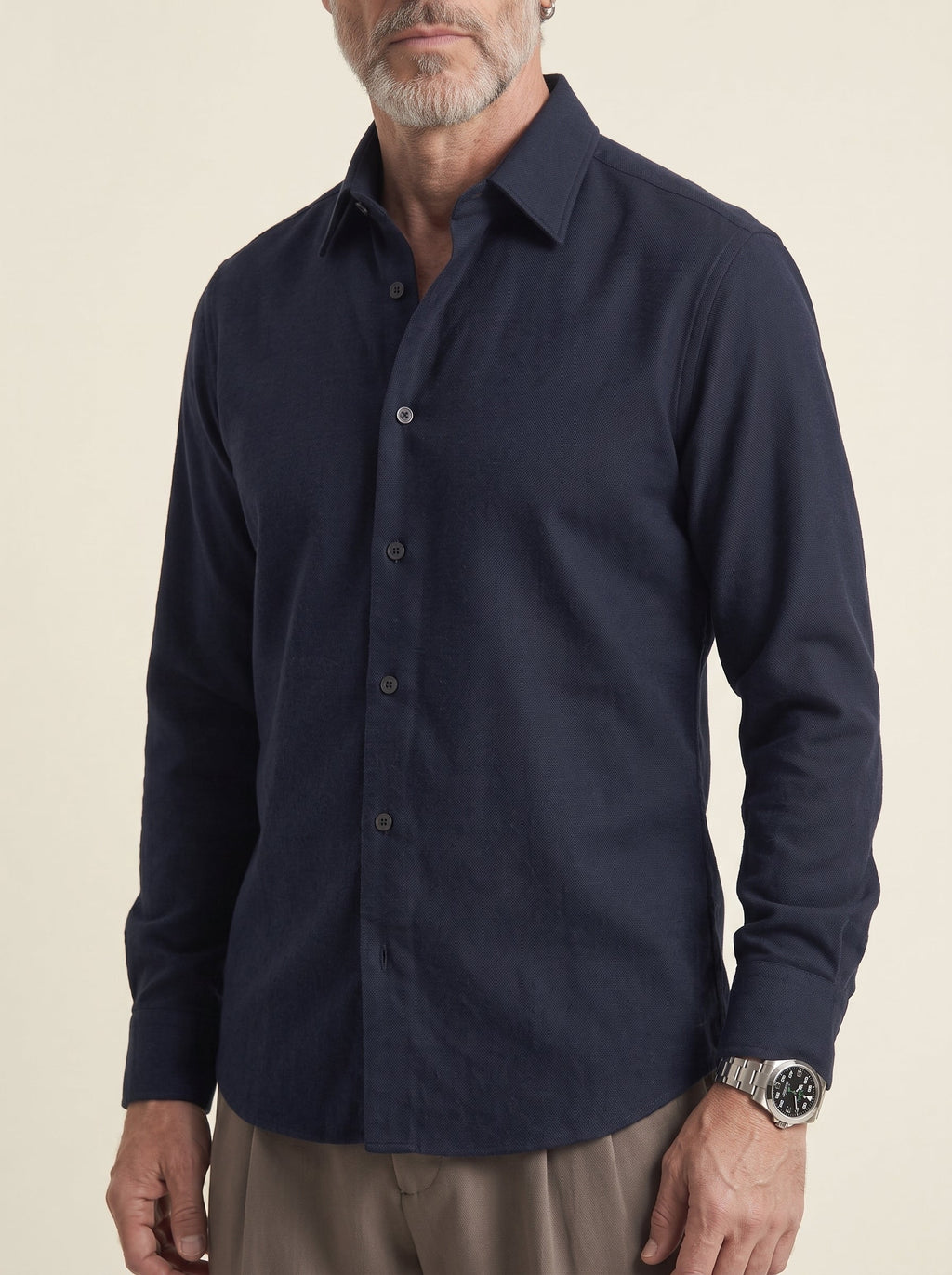 Alistair Mercerised Wool Shirt