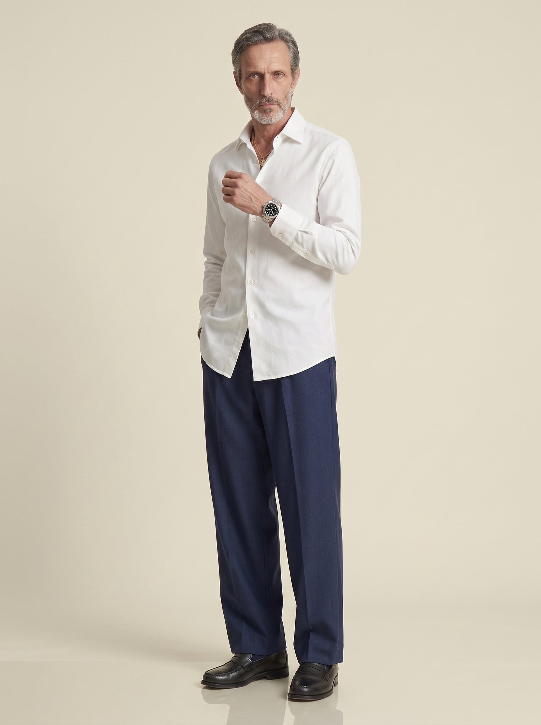 Alistair Mercerised Wool Shirt
