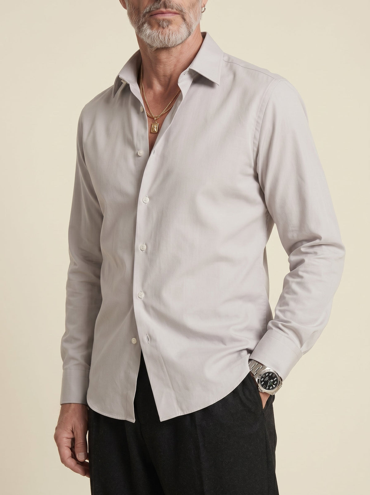 Alistair Mercerised Wool Shirt