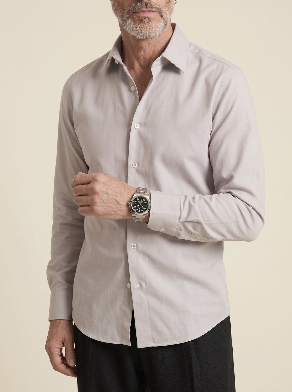 Alistair Mercerised Wool Shirt