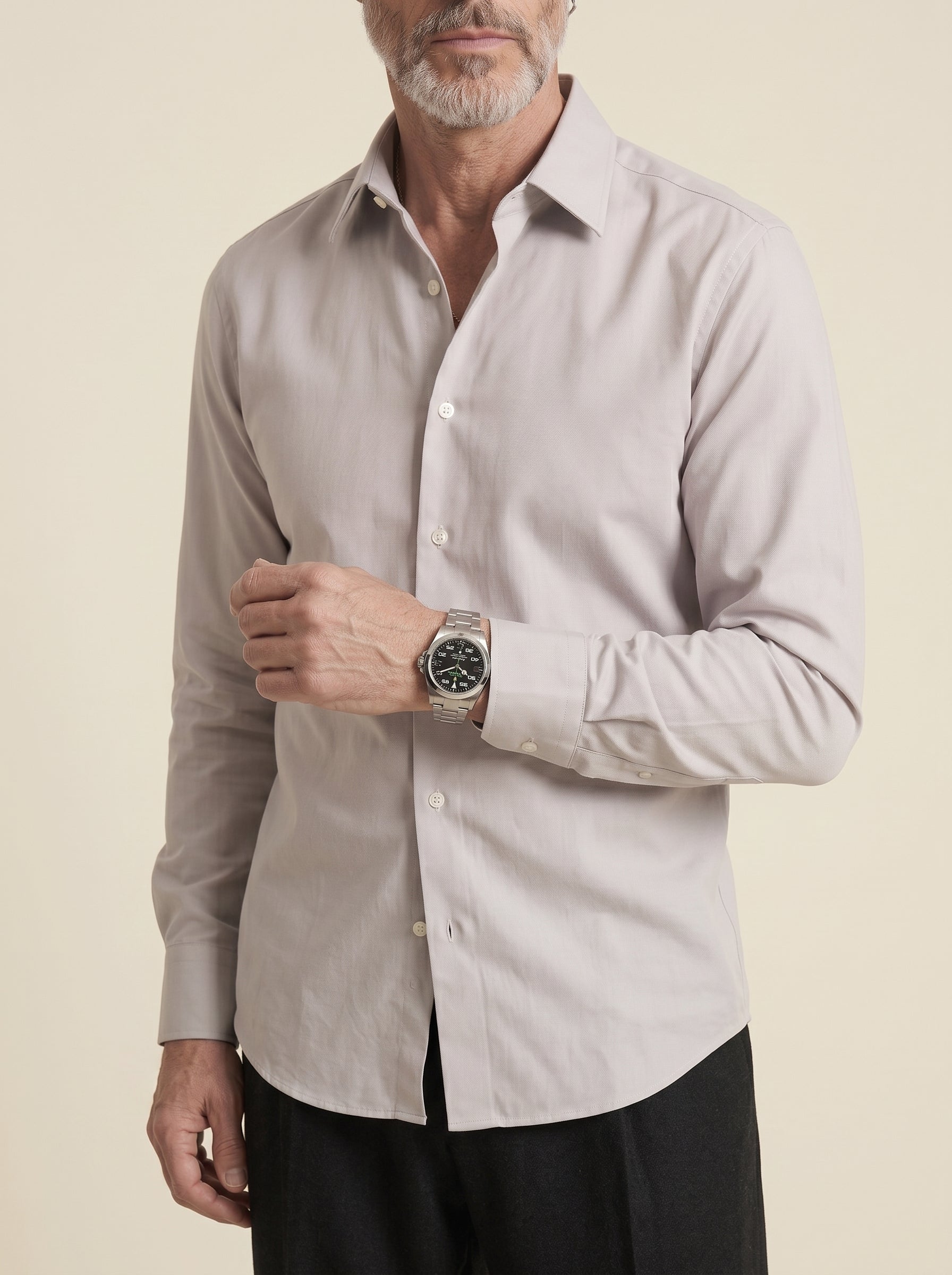 Alistair Mercerised Wool Shirt