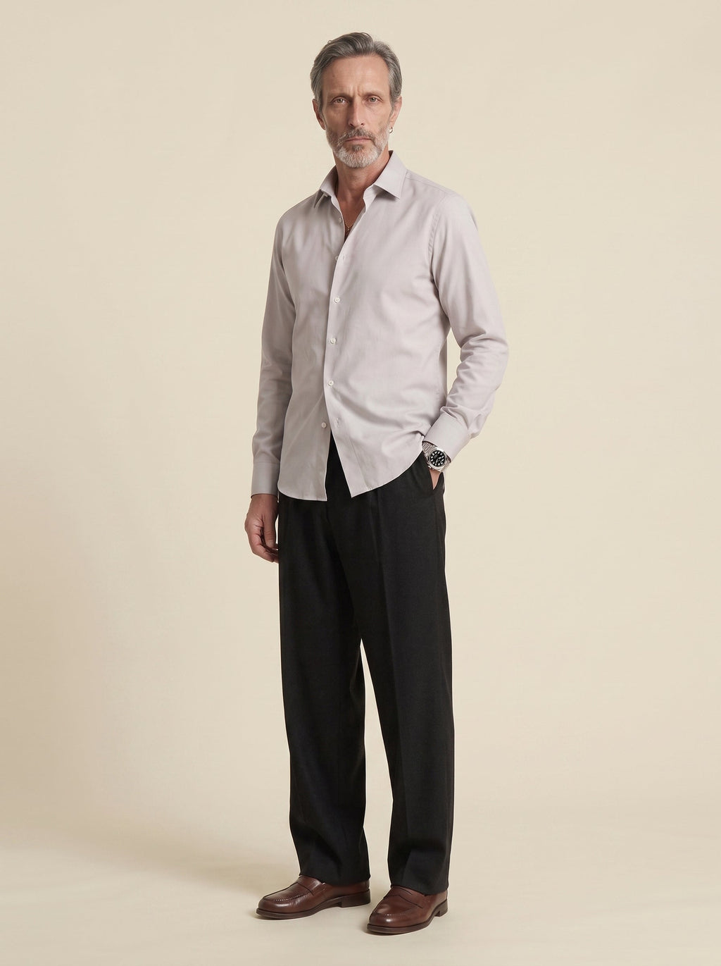 Alistair Mercerised Wool Shirt