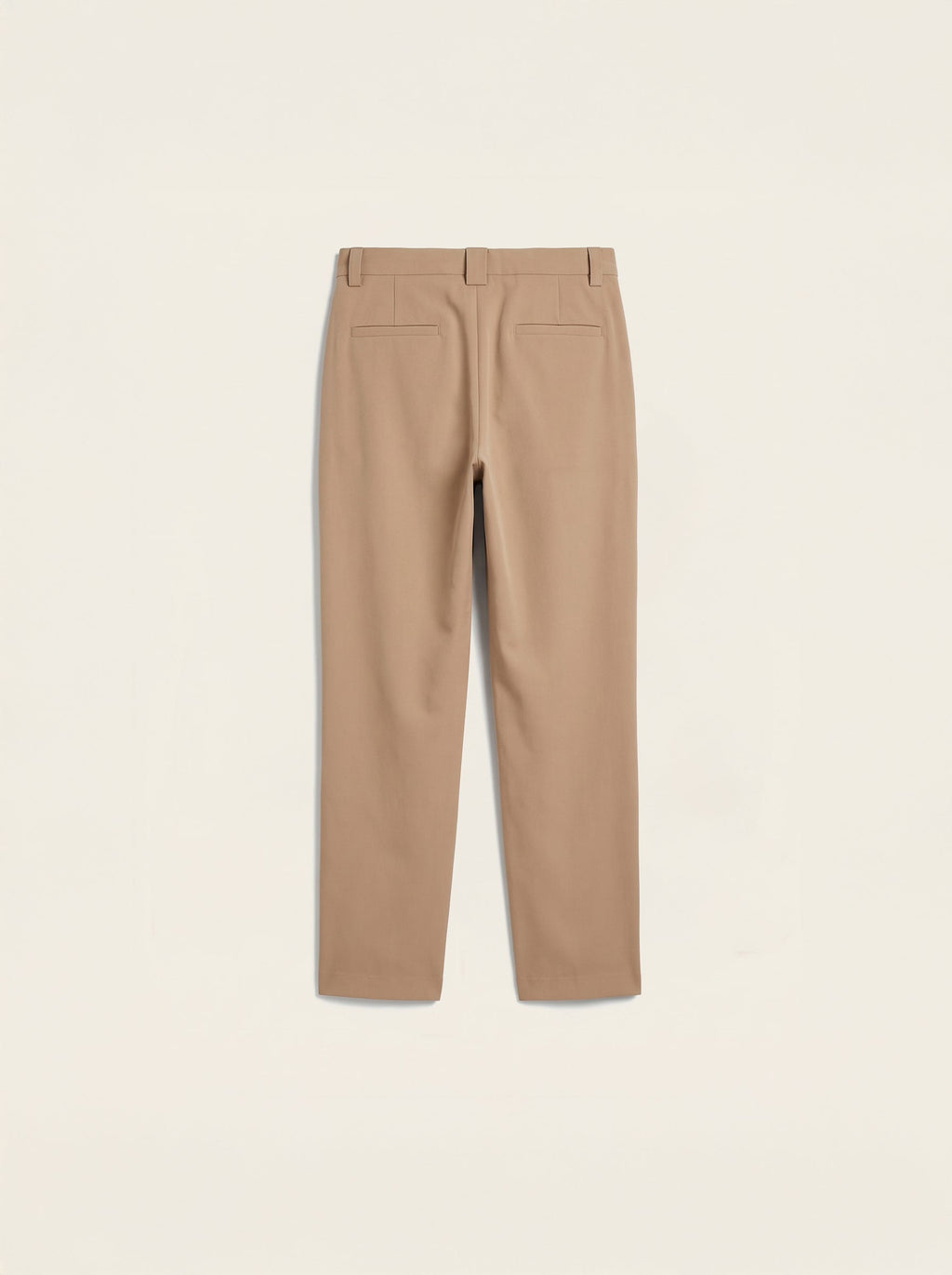 Arden Cotton-Lyocell Tailored Trousers (Sandstone)