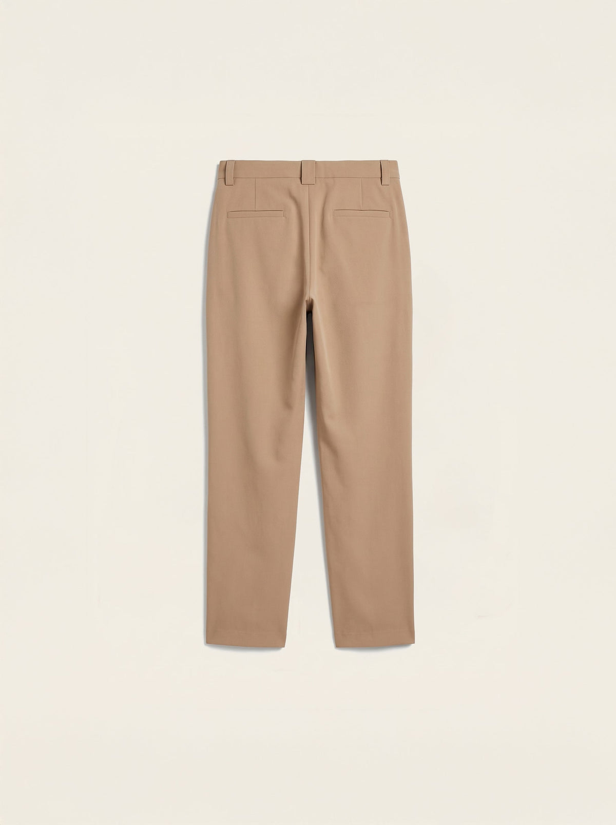 Arden Cotton-Lyocell Tailored Trousers (Sandstone)