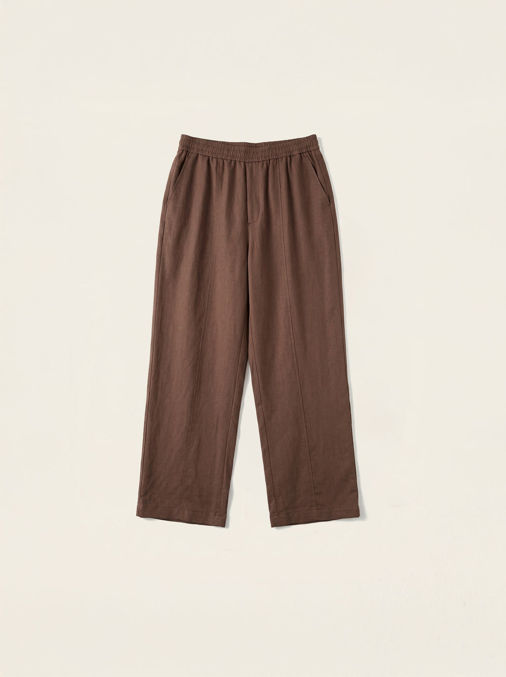 Lorenzo Linen-Cotton Drawstring Trousers