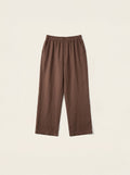 Lorenzo Linen-Cotton Drawstring Trousers
