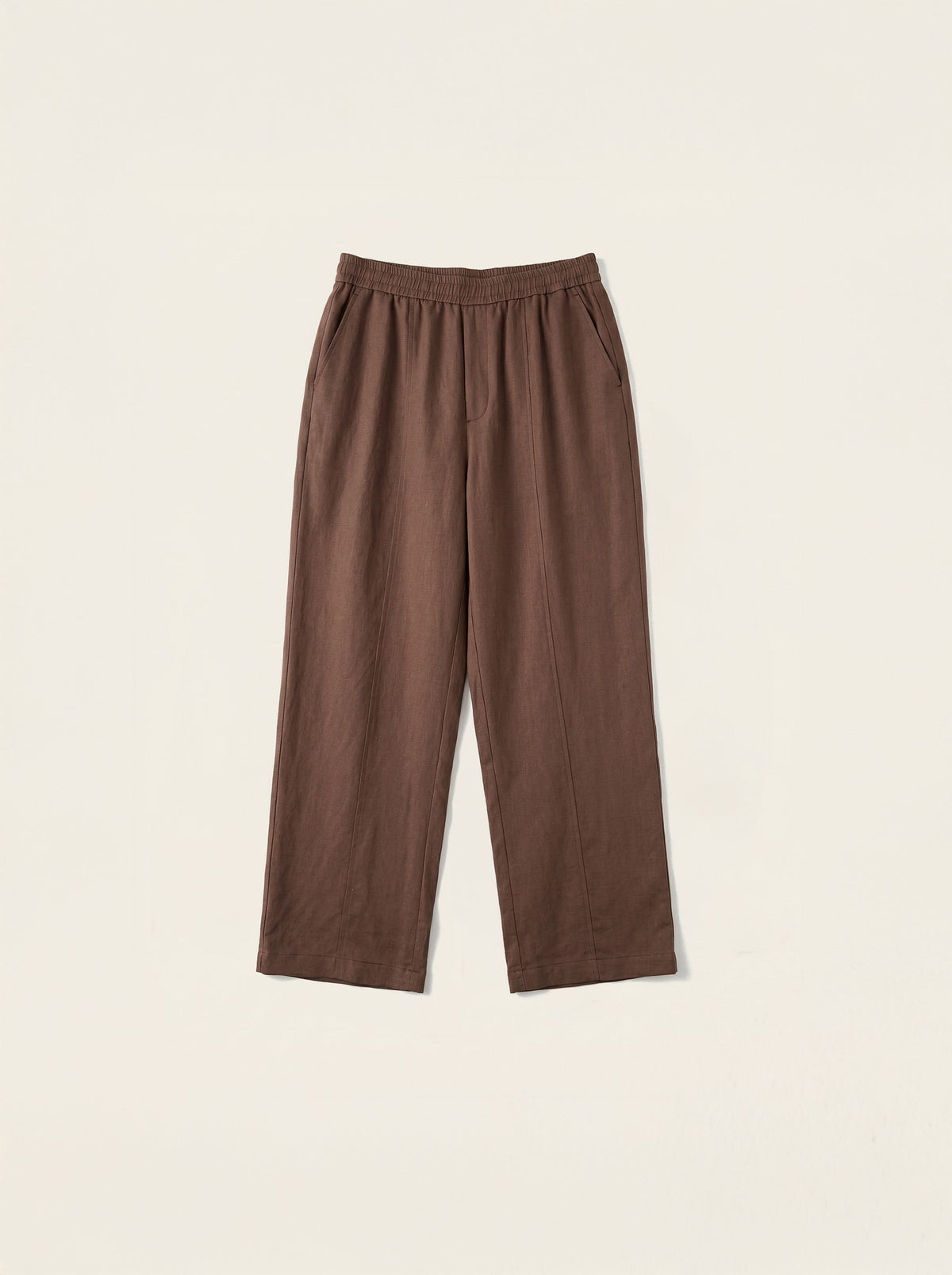 Lorenzo Linen-Cotton Drawstring Trousers