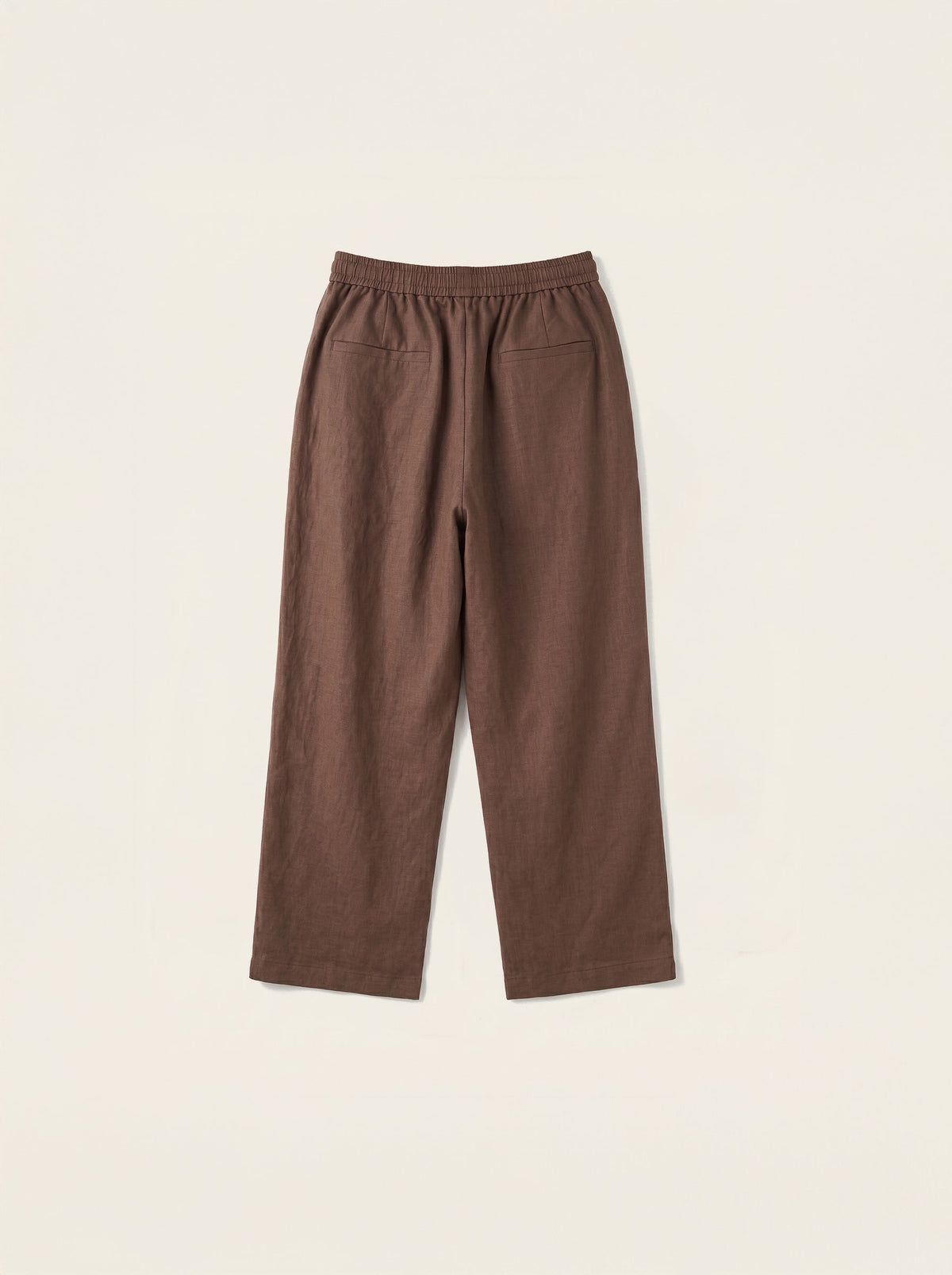 Lorenzo Linen-Cotton Drawstring Trousers
