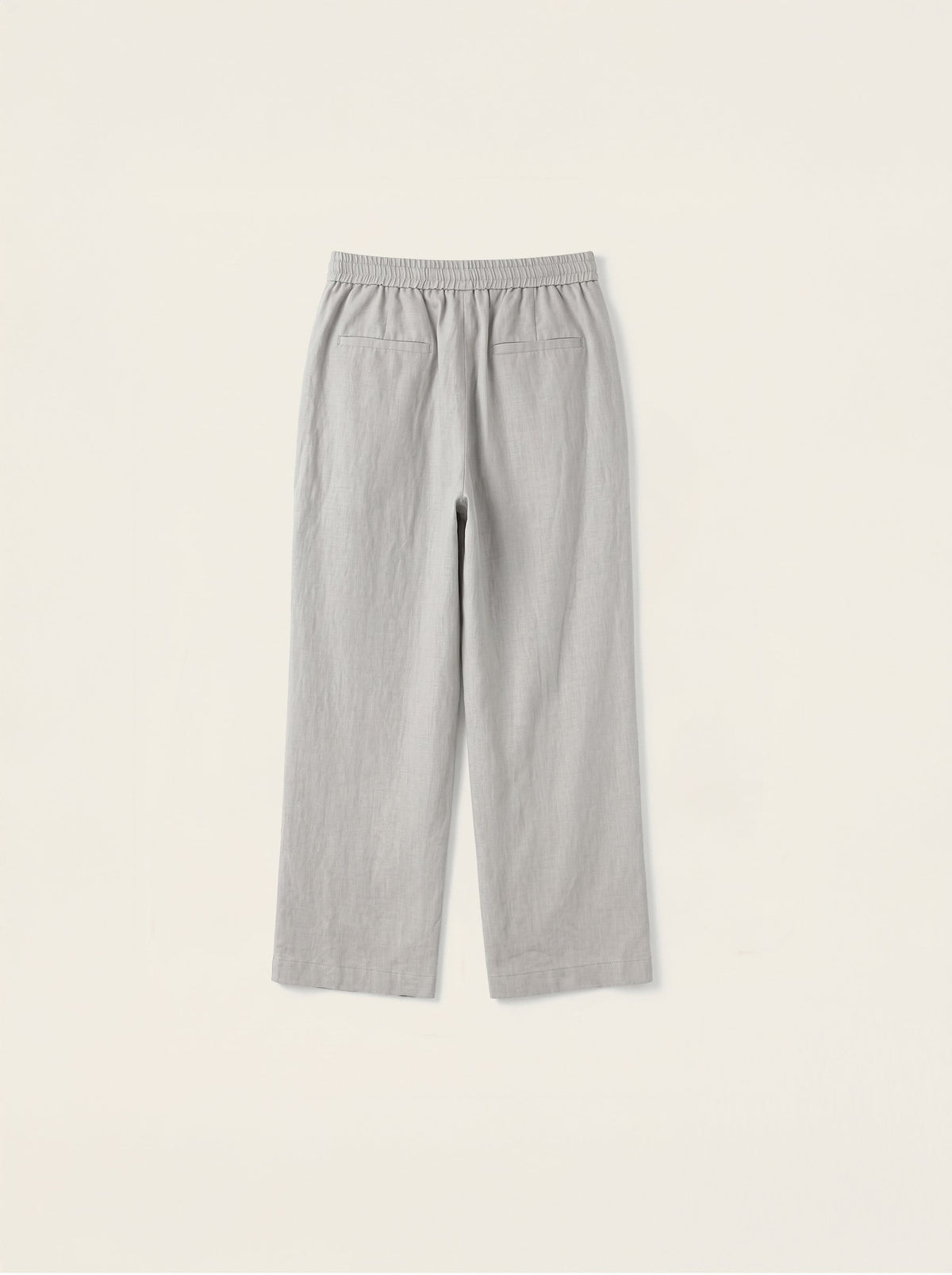 Lorenzo Linen-Cotton Drawstring Trousers