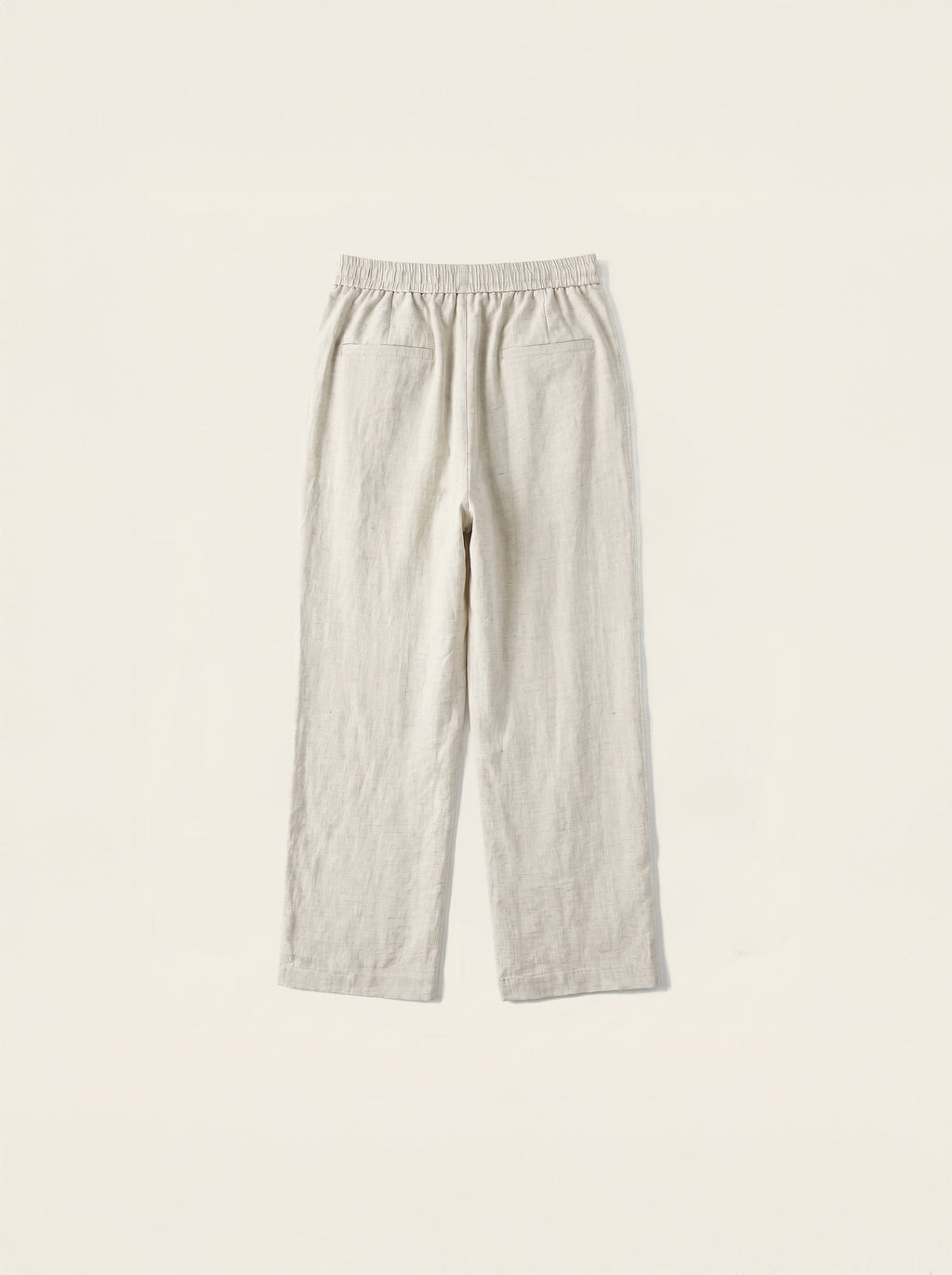Lorenzo Linen-Cotton Drawstring Trousers