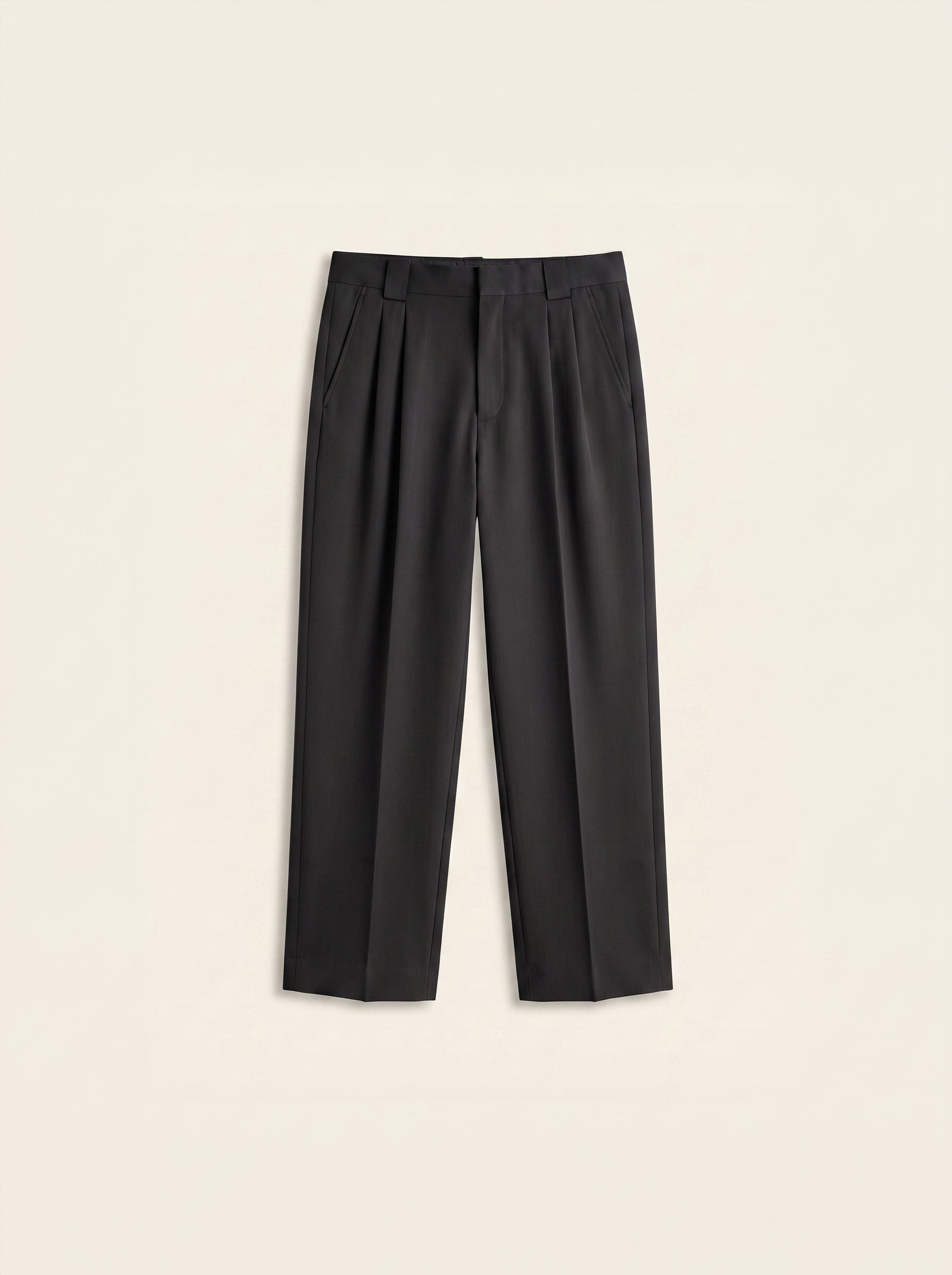 Cassian Wool-Blend Relaxed Straight Trousers