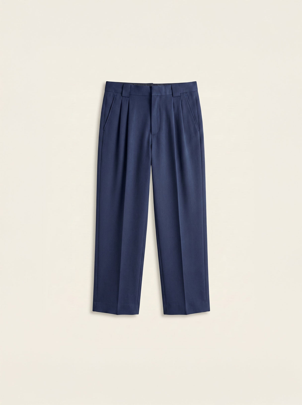 Cassian Wool-Blend Relaxed Straight Trousers