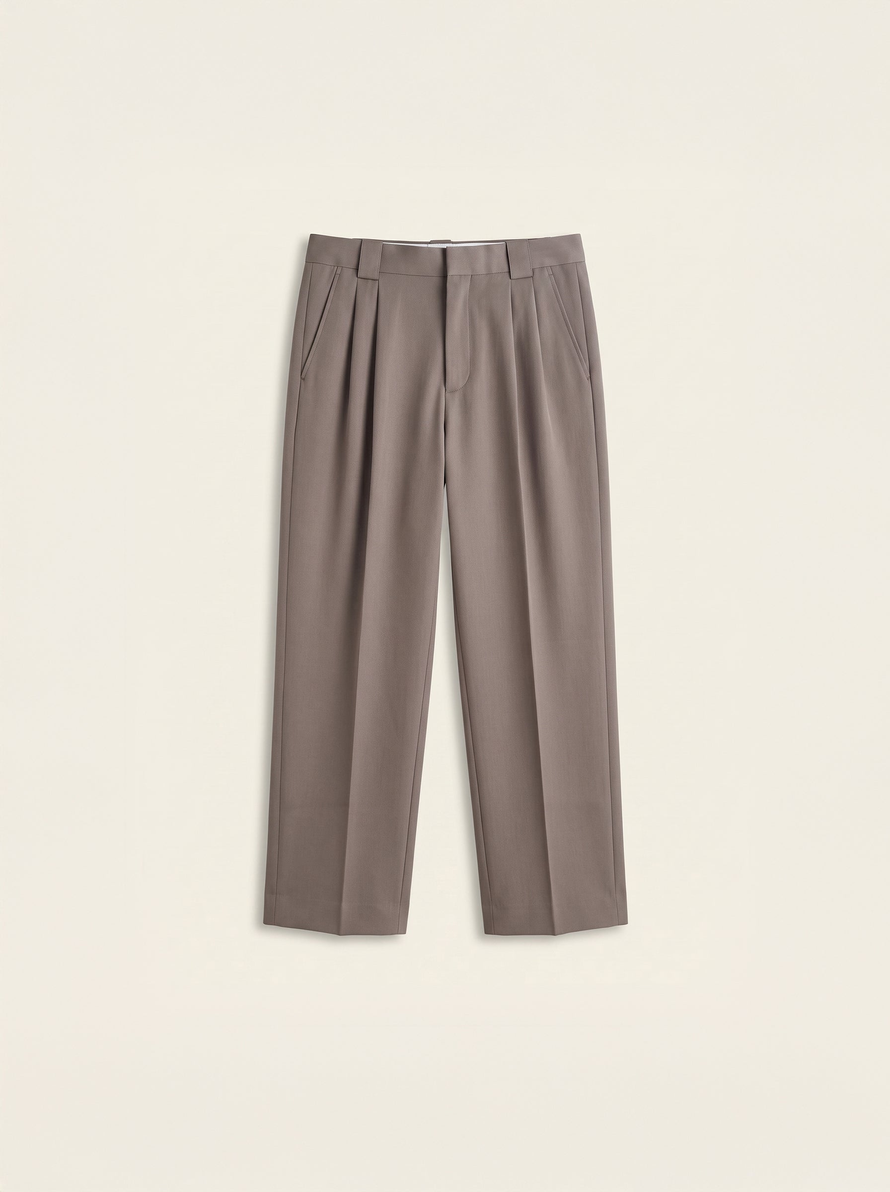 Cassian Wool-Blend Relaxed Straight Trousers