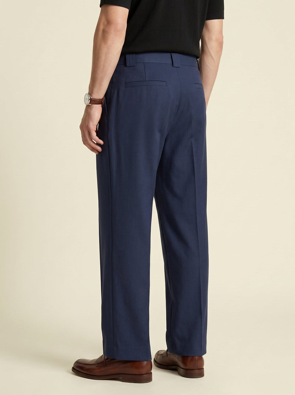 Cassian Wool-Blend Relaxed Straight Trousers