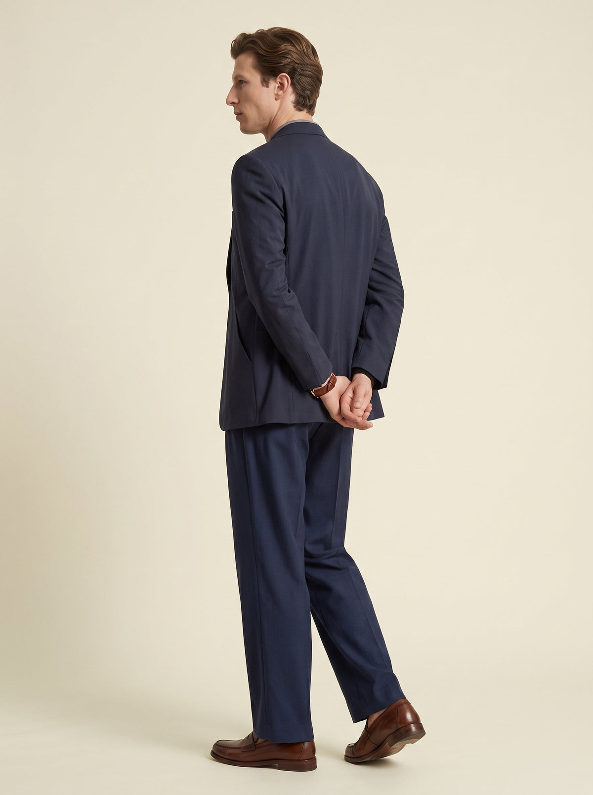 Cassian Wool-Blend Relaxed Straight Trousers
