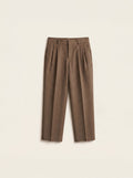Lorenzo Linen Pleated Trousers