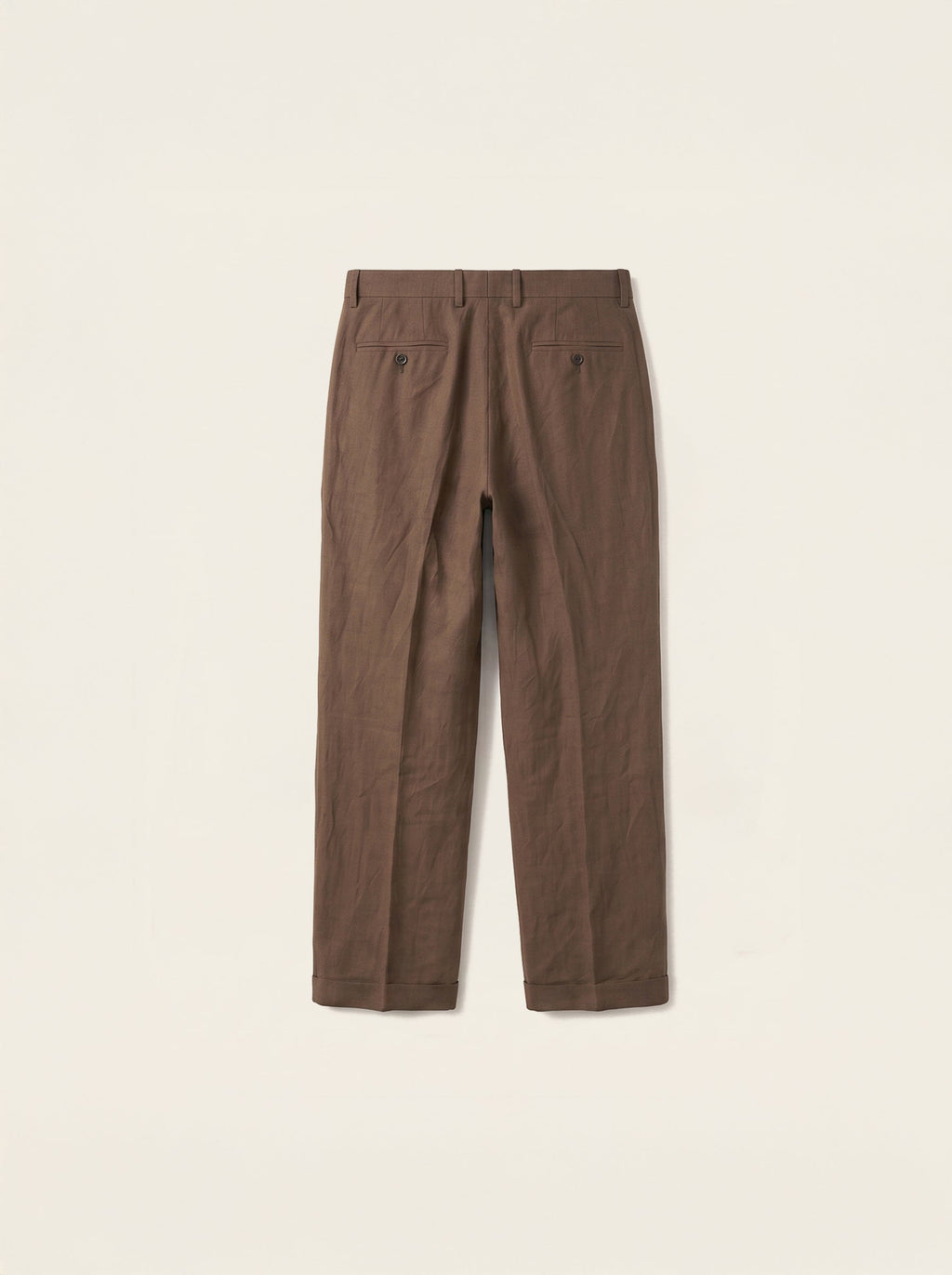 Lorenzo Linen Pleated Trousers