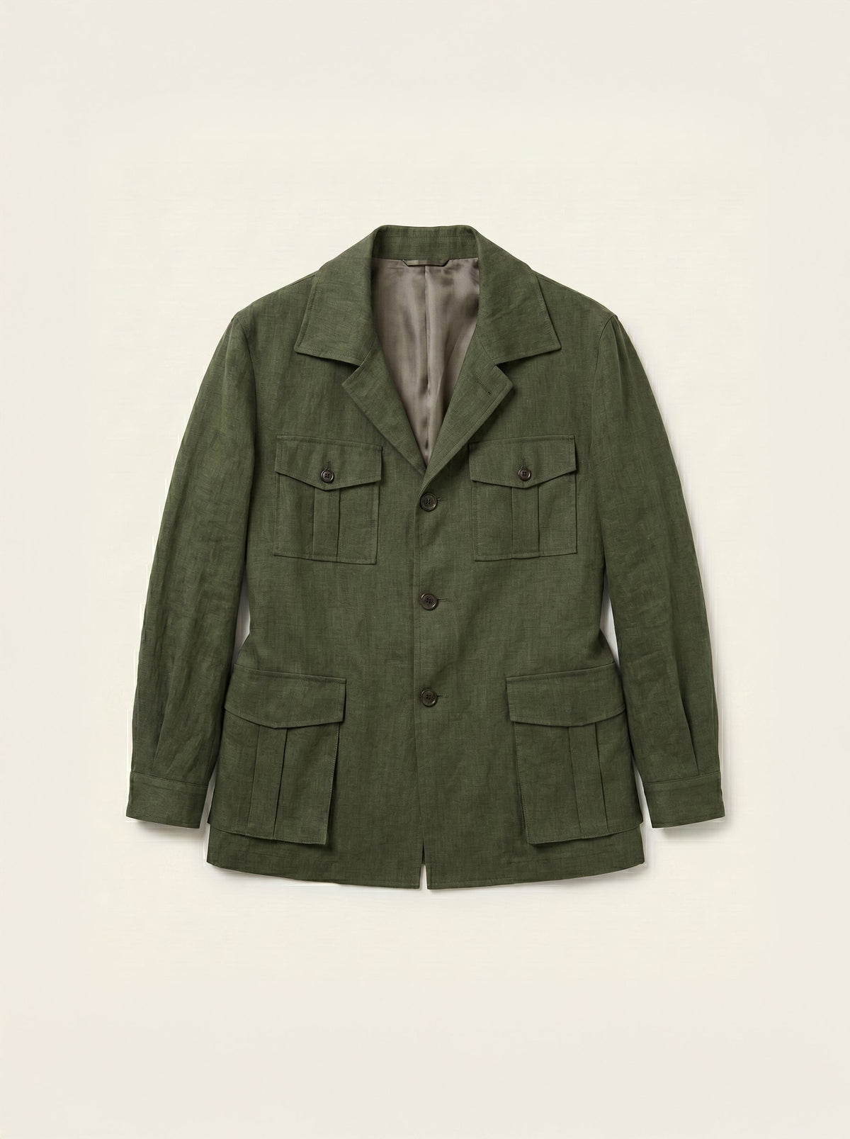 Lorenzo French Linen Safari Jacket