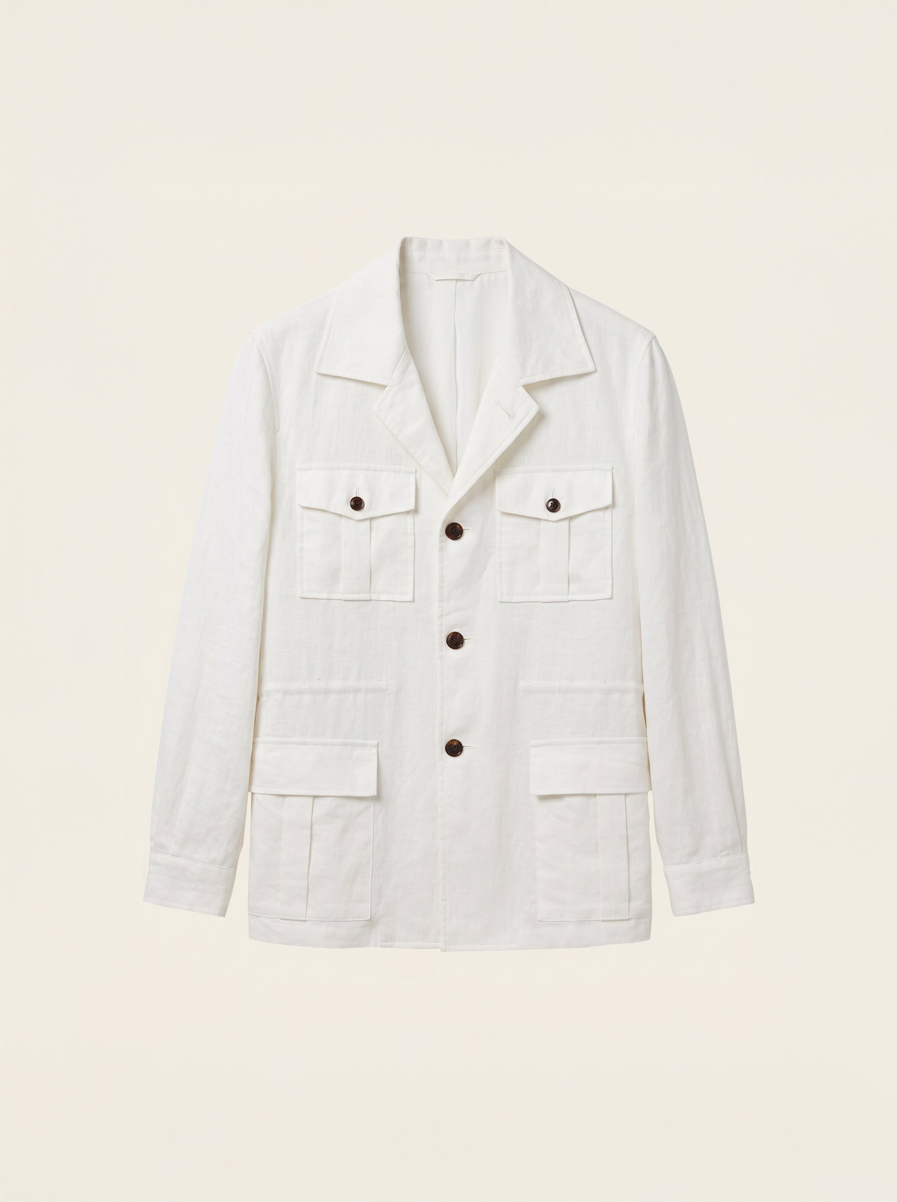Lorenzo French Linen Safari Jacket
