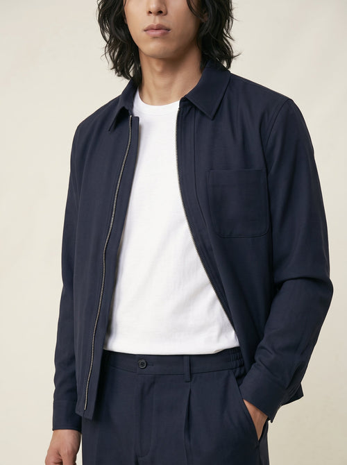 Adrian Wool-Blend Commuter Jacket