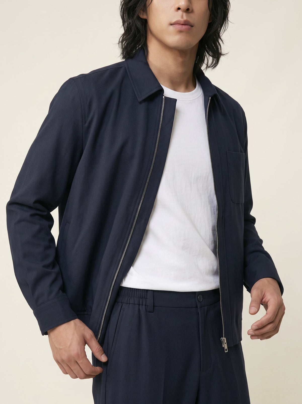 Adrian Wool-Blend Commuter Jacket