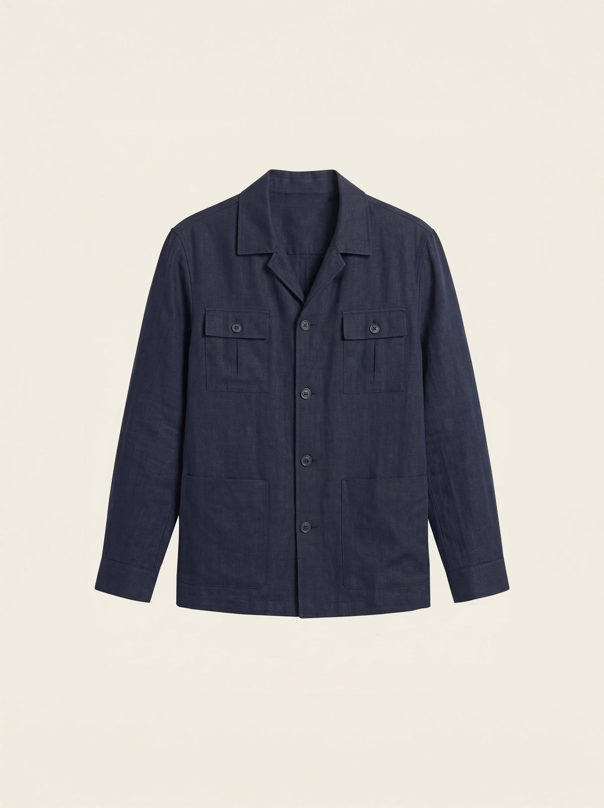 Adrien Silk-Linen Safari Jacket